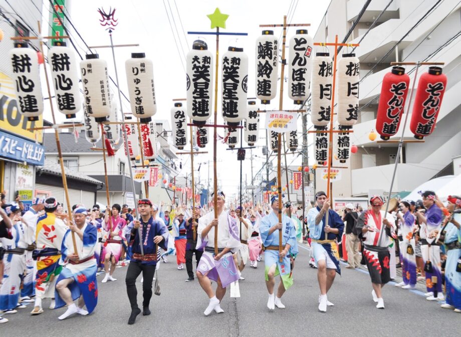 【2025年7月26・27日】　大和市の阿波おどり本大会 延べ50連が演舞 「総踊り」は大和中央通り