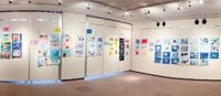 保土ケ谷区の岩間市民プラザで保育園児の絵画展＜８月22日から31日まで＞