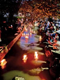 ＜川崎市多摩区＞二ヶ領用水宿河原堀で2025年も灯籠流し【8月17日】先祖に感謝～宿河原の夏の風物詩