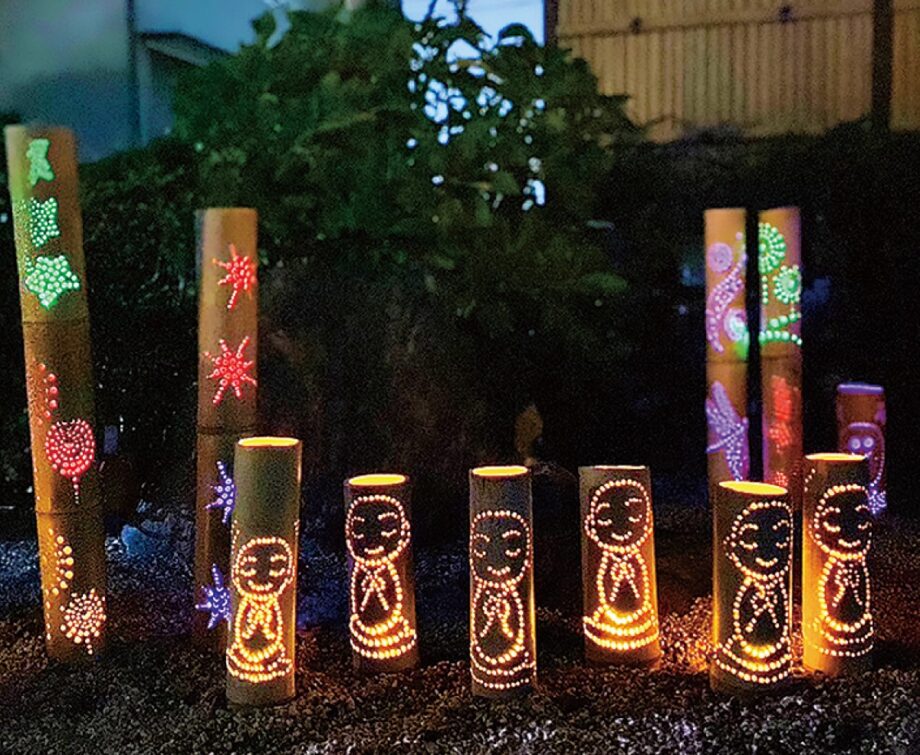 【横浜市都筑区】竹あかりで夕涼み 8月12日 以津院で開催