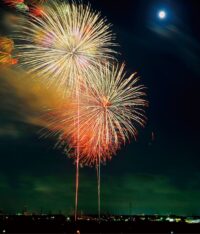 2025年8月23日開催 　第48回綾瀬市花火大会　15号玉も打ち上げ