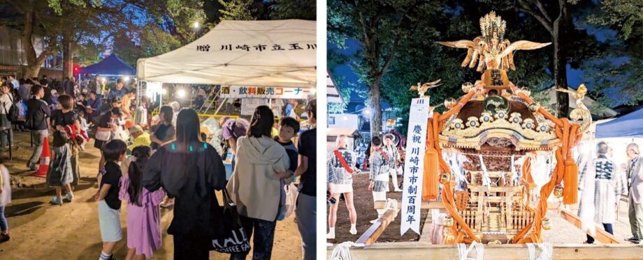 川崎市中原区・中丸子神明大神で例大祭【10月11・12日】みこしや山車、模擬店、キッチンカーも