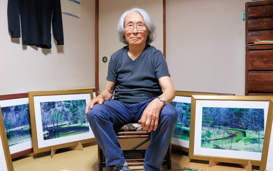 横須賀市武在住・89歳山室さん作家魂ご覧あれ～10月8日一日限りの筆置いた画家の写真展～