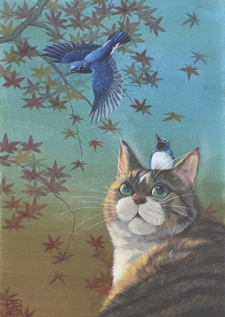 11/6~24【入場無料】泉区在住画家・松本さん 珈琲店で動物画展@相鉄線 鶴ヶ峰駅近くの自家焙煎珈琲店「陽のあたる道」