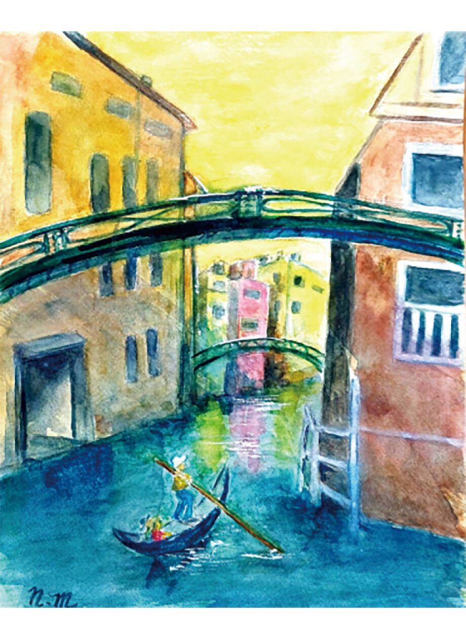 相模台在住の水彩画家、杉藤実さんが開く絵画教室の合同展がユニコムプラザさがみはらで開催