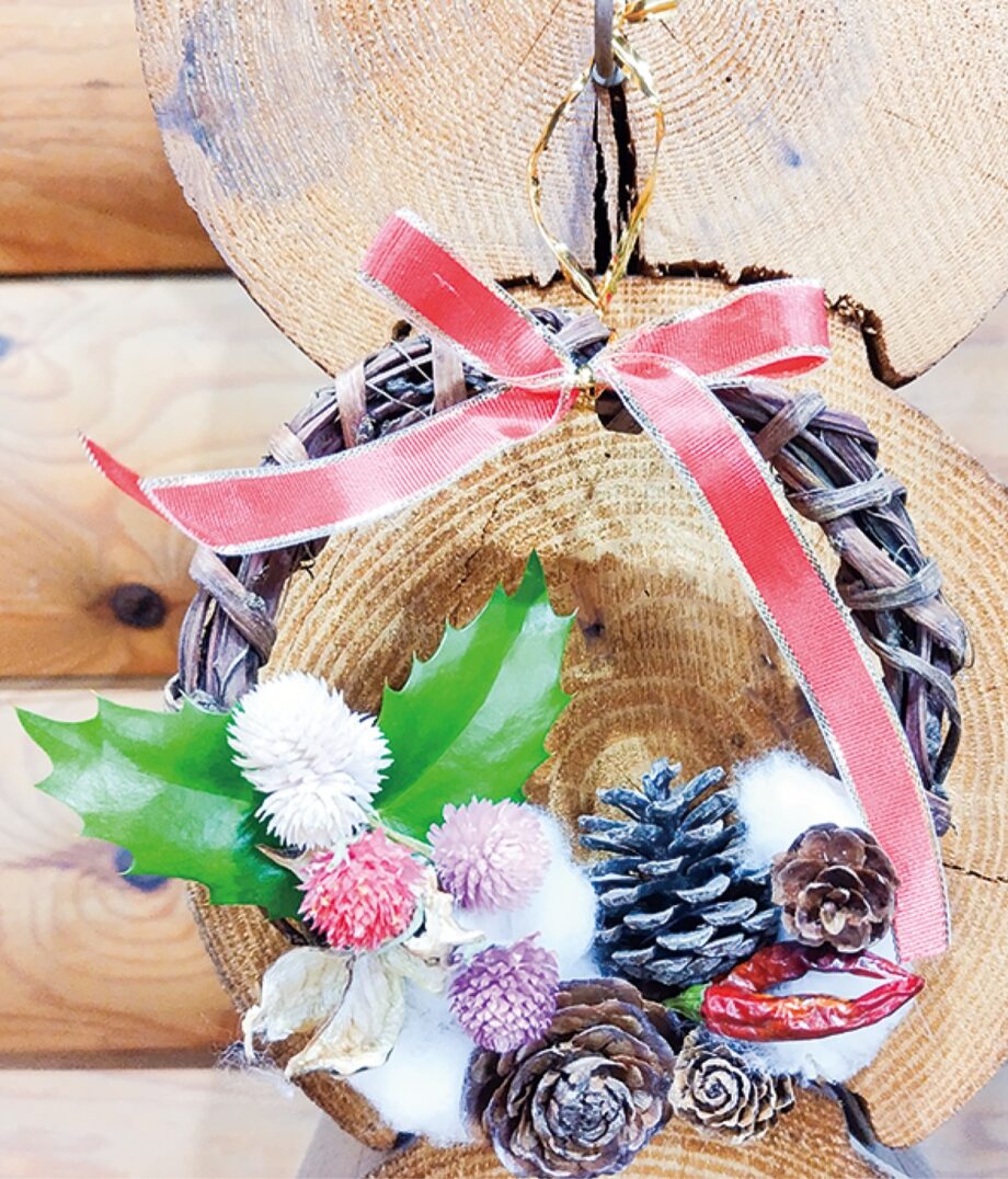 11月29日～12月25日　ミニリースキット配布＠自然観察施設くずはの家