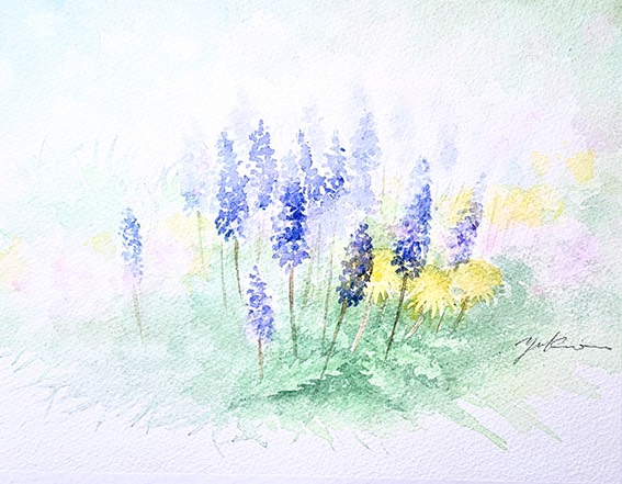 2月更新【タウンニュース連載『花色のパレット』描き方も公開！】水彩画講師・岡田ゆきおさんが紡ぐアートの世界