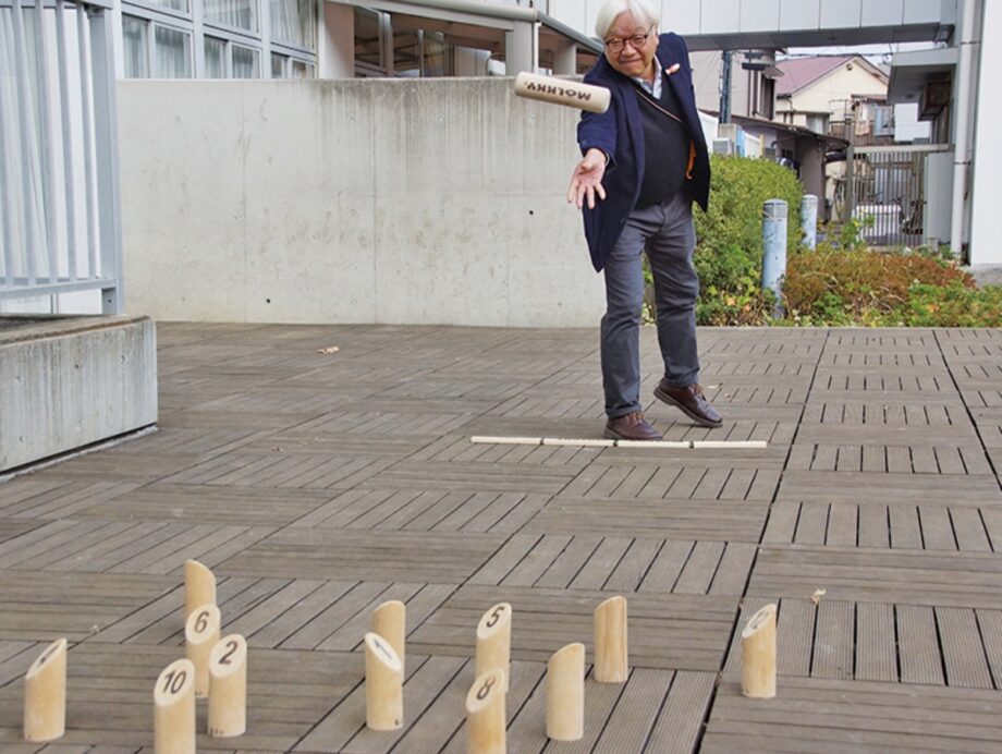 逗子文化交流センターで、世代を超え、モルック交流～2月14日・体験会～