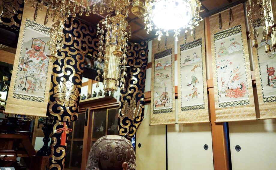【１月16日】川崎市中原区・安楽寺で恒例の「六道地獄絵」ご開帳～閻魔大王など掛け軸11幅の地獄絵