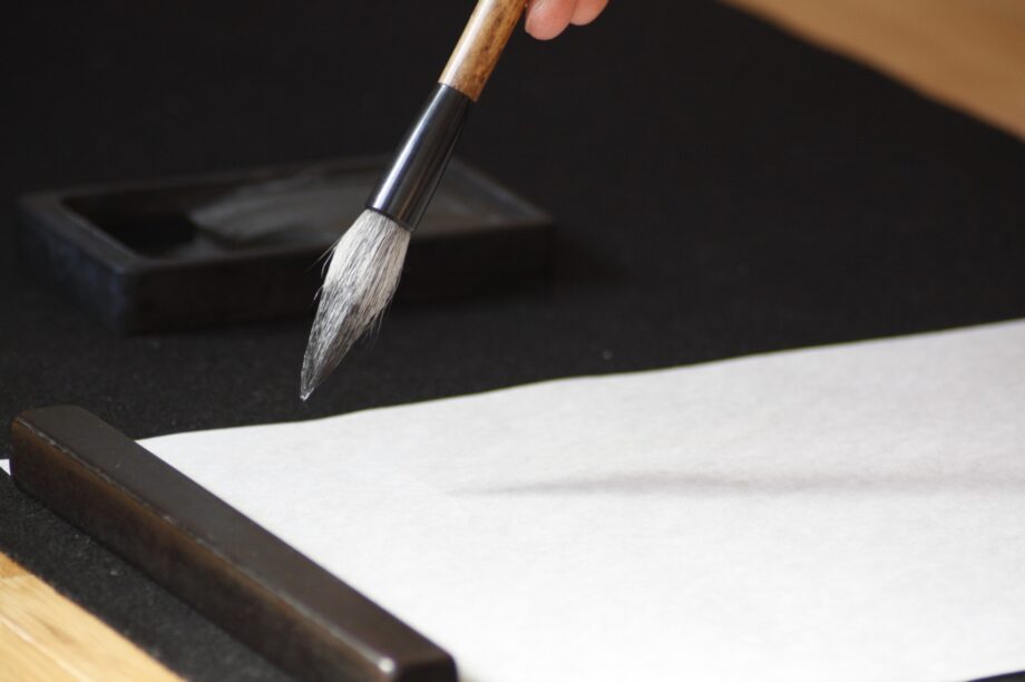 帝京大の書道展開催@八王子市学園都市センター