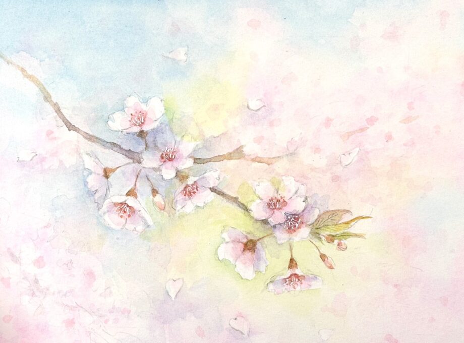 3月更新【タウンニュース連載『花色のパレット』描き方も公開！】水彩画講師・岡田ゆきおさんが紡ぐアートの世界