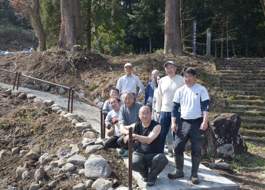 【ボランティア募集】小田原・長興山紹太寺で市民有志らが稲葉氏一族の墓所を整備