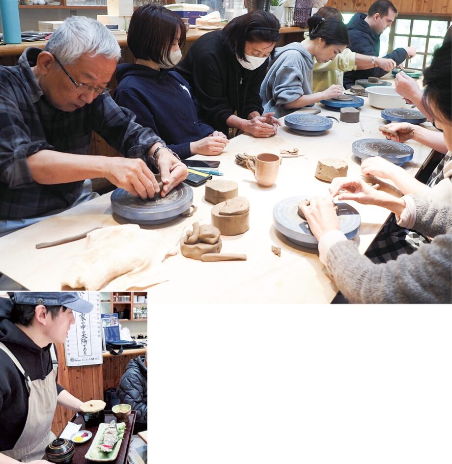 伊勢原・日向地区 「幻の石×陶芸×地元グルメ」 ３者コラボの体験イベント盛況
