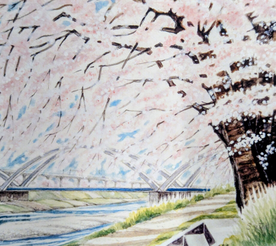 優しい水彩画の世界 　4月2日から アミューあつぎで作品展