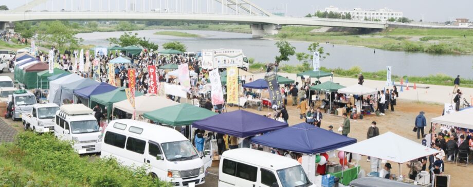【５月２日】川崎市・多摩川河川敷で2026年も「登戸・たまがわマルシェ」あゆつかみの計画も＠多摩区