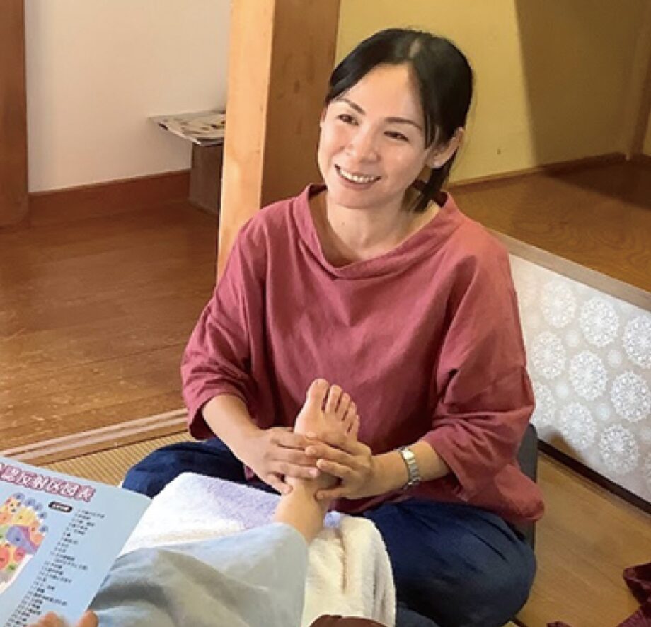 【5月24日（日）うみかぜテラス】セルフで台湾式足つぼ体験　陳美里さんがレクチャー