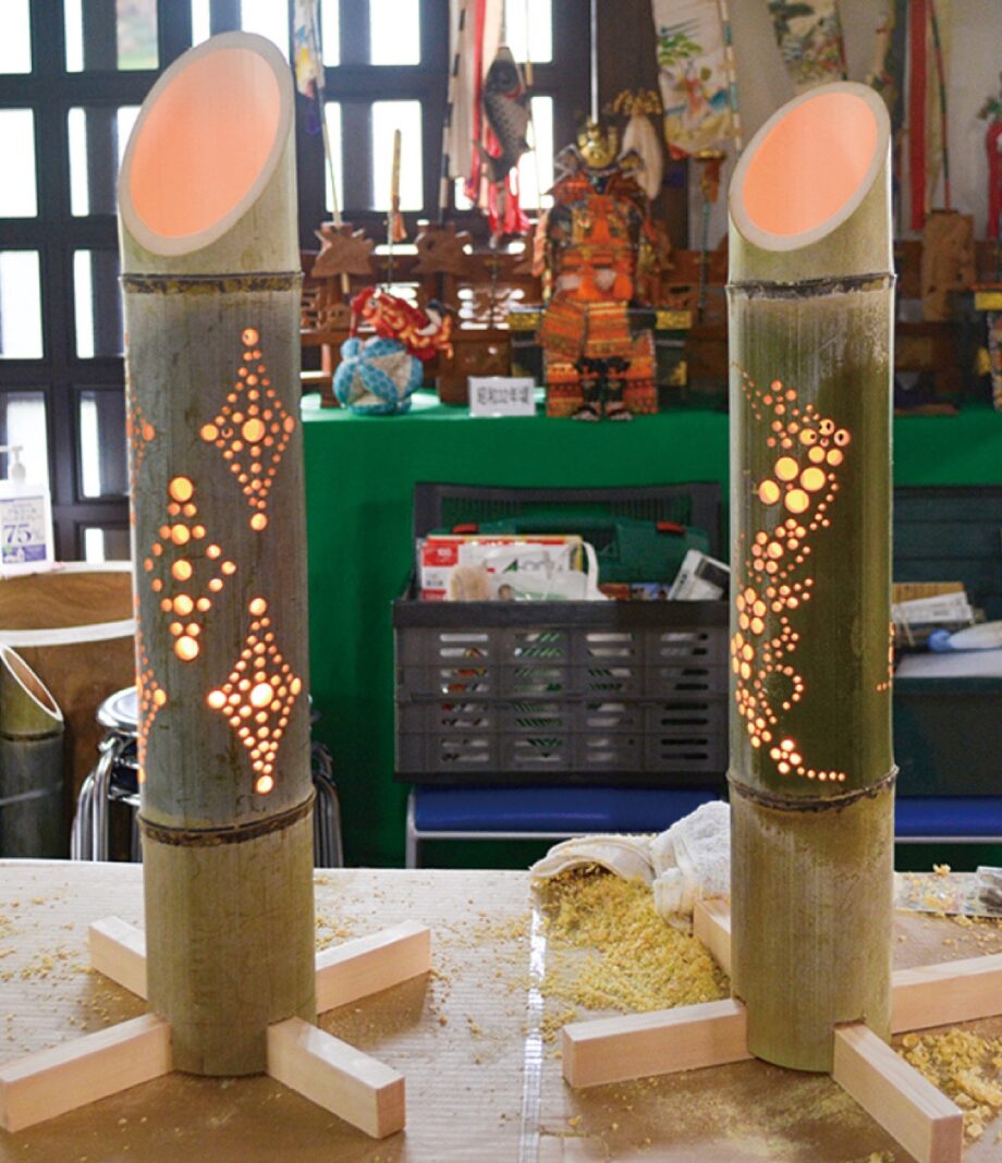 田名地域の養蚕文化を伝える「相模田名民家資料館」で「竹灯籠づくり」体験実施中＜1日1組限定＞