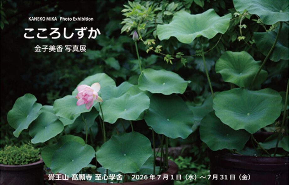 【７月1～31日】川崎市中原区・高願寺で写真愛好家・金子美香さんによる写真展～癒しの空間を撮影