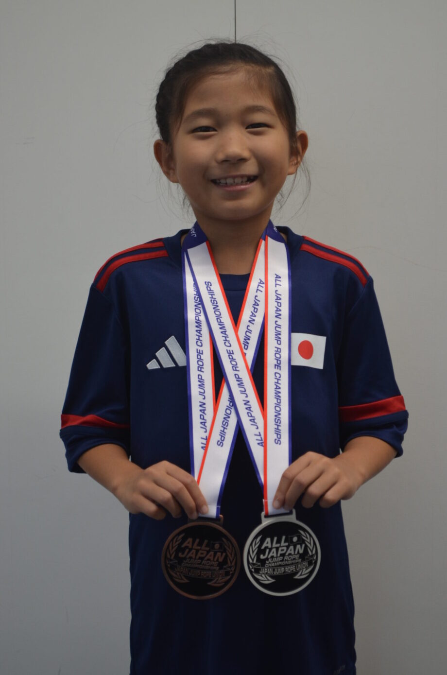 茅ヶ崎小3年生の向井奏さんがジャンプロープ日本代表に選出