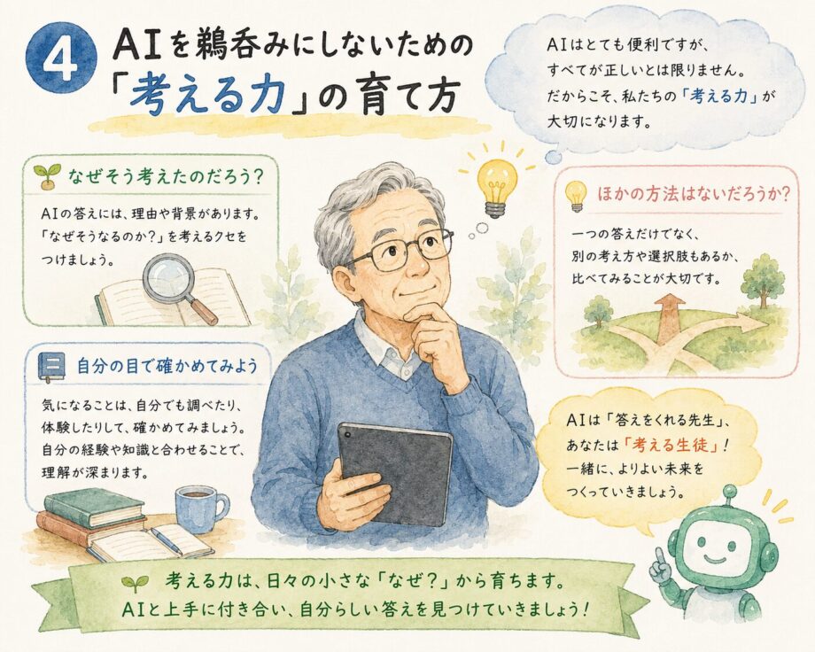 「AIを鵜呑みにしないための『考える力』の育て方」AIアカデミー・第4回