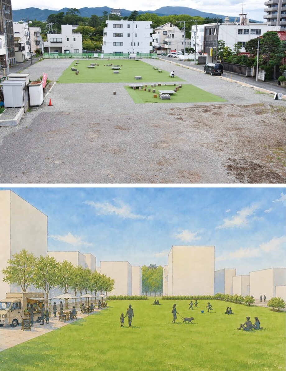 小田原市民会館跡地、計画見直し「芝生広場」に!「最低限の整備」で事業費10億円圧縮