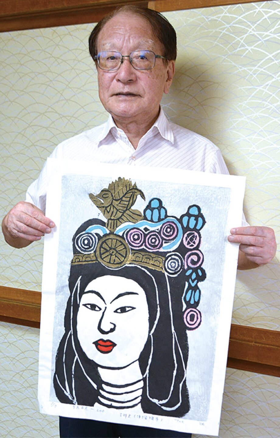 版画家の石渡武夫さん、小田原三の丸ホールで90歳の節目に「木版画50年展」〈10月3日～8日〉